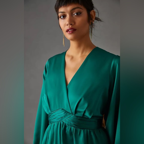 ✨ Anthropologie Embroidered Dress Sz M - Picture 7 of 9